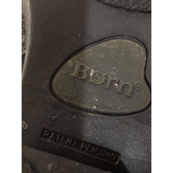 Born Womens Felicia Black Leather Knee-High Boots Wide Calf Size 7M - Picture 9 of 13